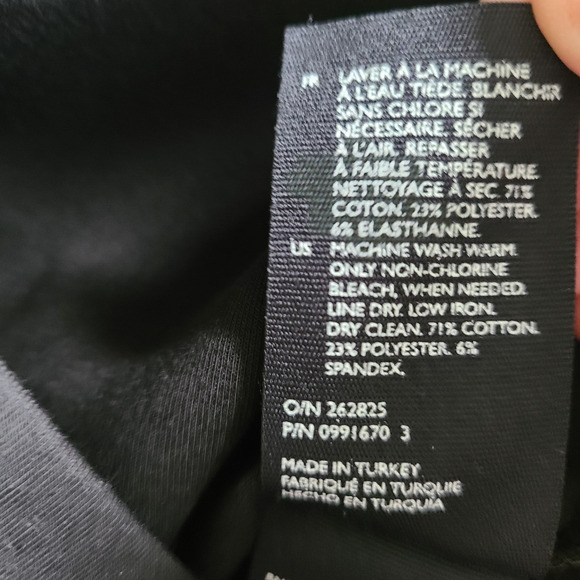 COS One Shoulder Dress SZ XS Cotton Blend Knee Length Modern Timeless Minimalist - Picture 10 of 12